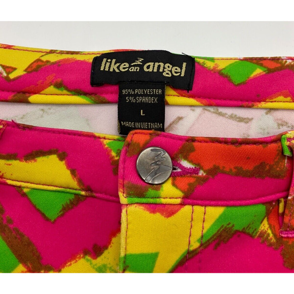 Like an Angel Large Women's Short Shorts Multi-Color Soft and Stretchy 5 Pockets - Picture 3 of 4